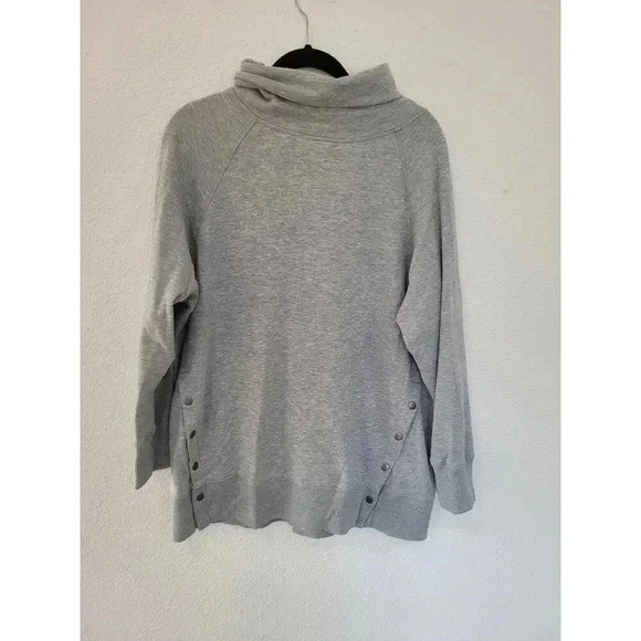 Maurices‎ Gray Cowl Plus Size Sweater size 0 #7 - Picture 2 of 4